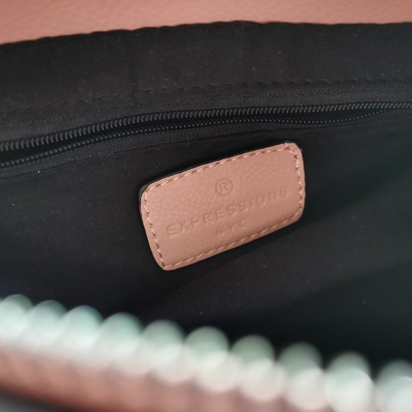 Expressions NYC Pink Cross Body Purse - Picture 5 of 12